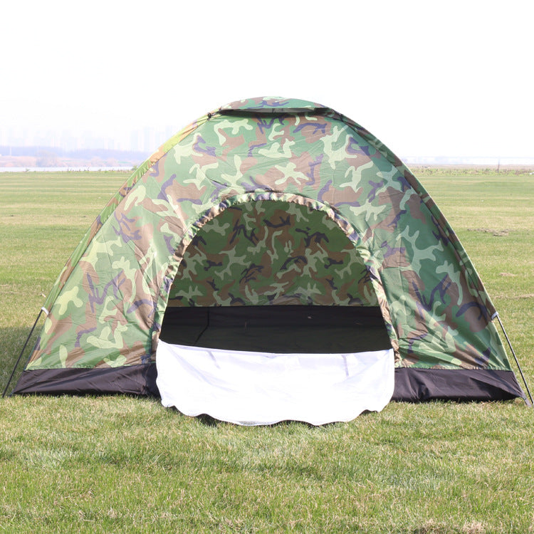 Outdoor Travel Tent 3-4 People Camouflage Mountaineering