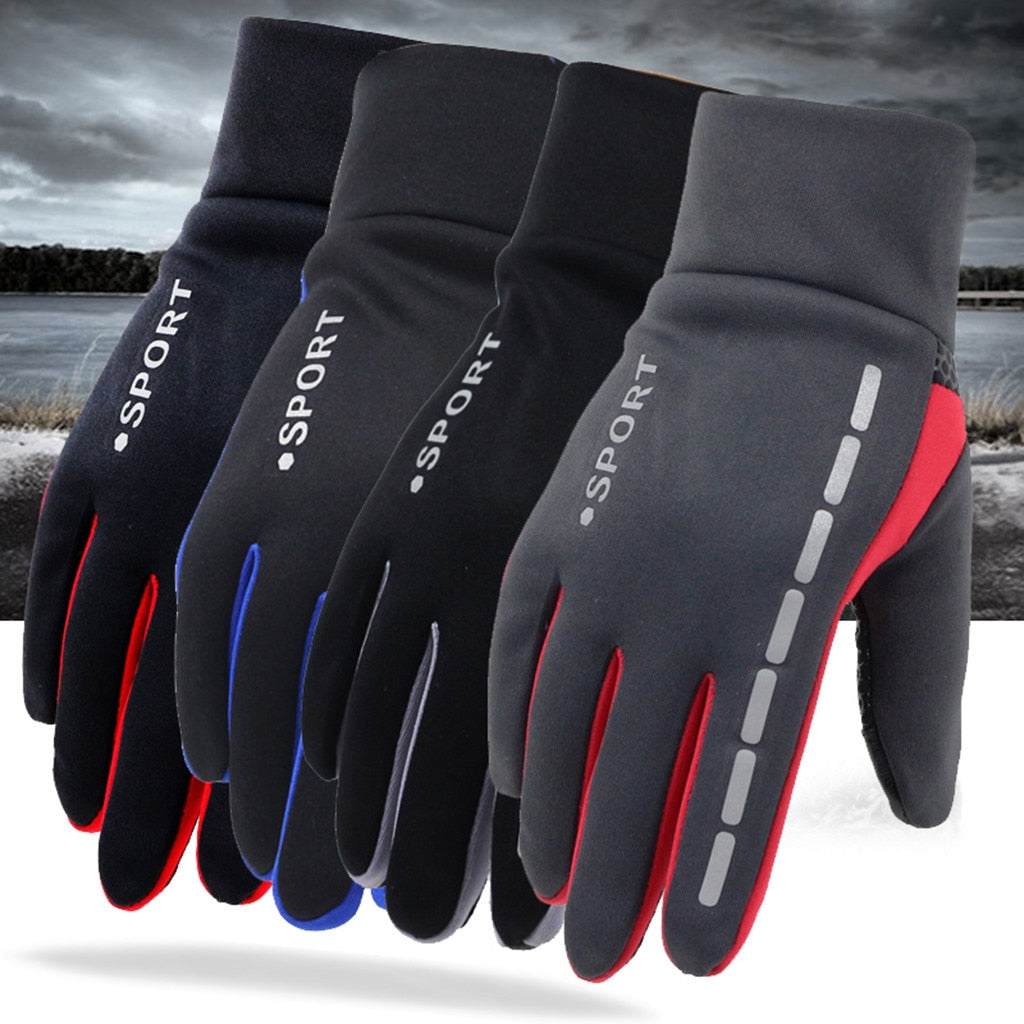 Driving Men Sports Fitness Autumn And Winter Cycling Gloves