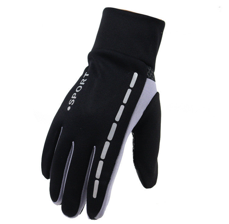Driving Men Sports Fitness Autumn And Winter Cycling Gloves